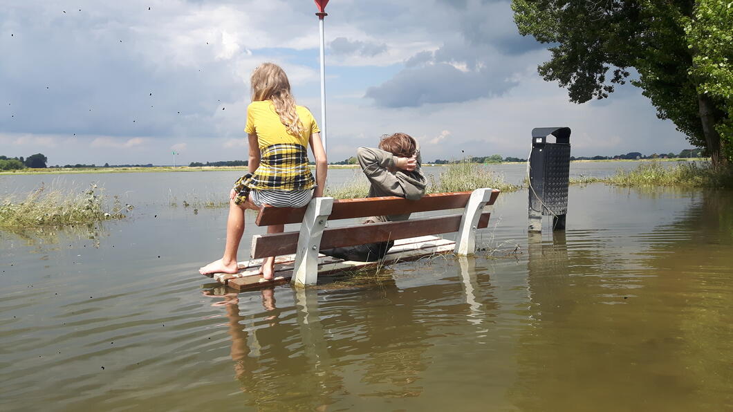 Hoog water IJssel