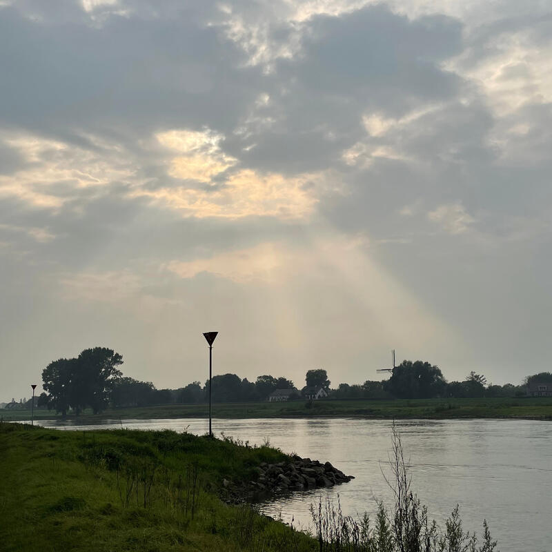 IJsel met mooi licht